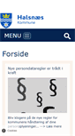 Mobile Screenshot of halsnaes.dk